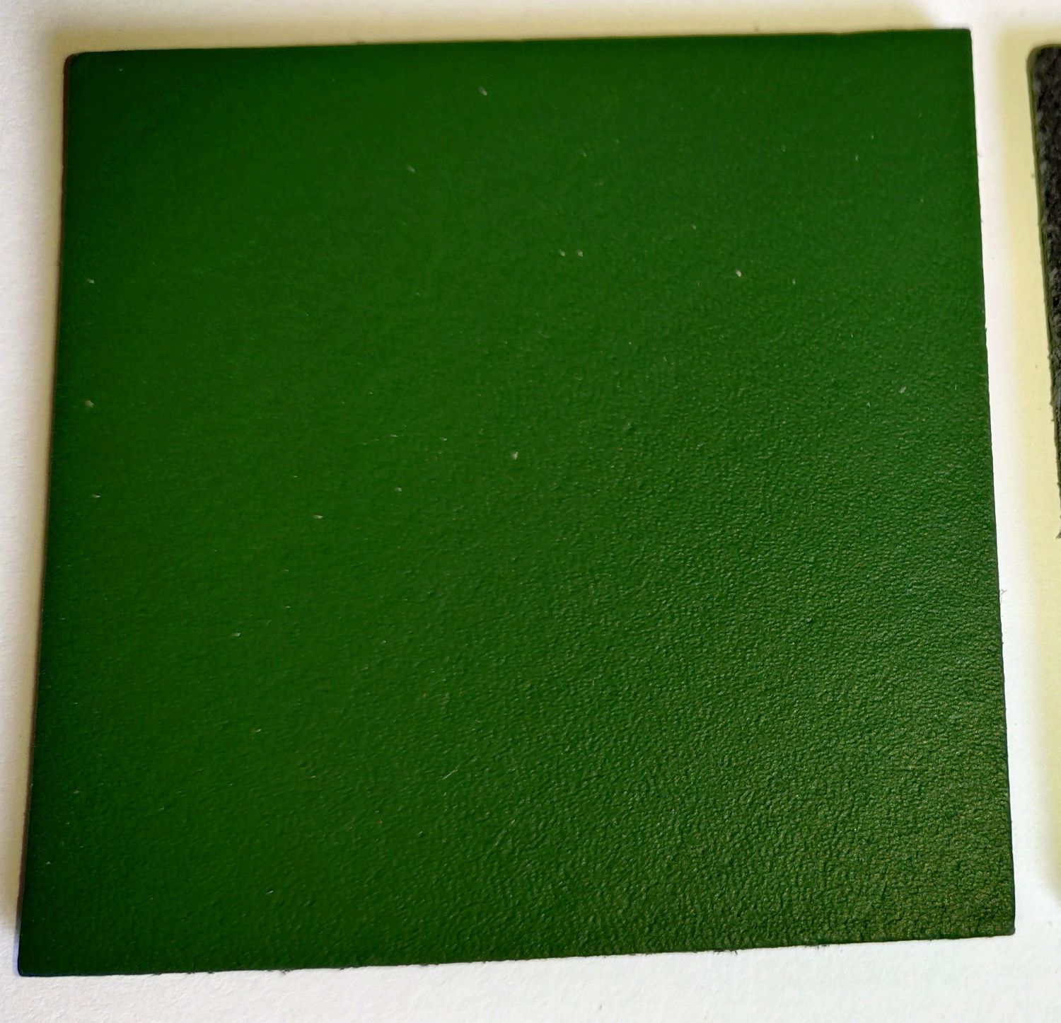 Leather Squares - 60mm x 60mm - Various Colours (Dark Green, 1)